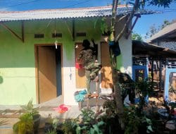 Sasaran Fisik TMMD Gresik Rehab RTLH Terlihat Cantik Dengan Cat Hijau