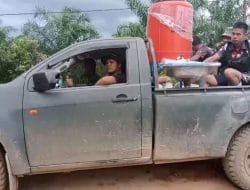 Satgas TMMD Regtas Ke 111 Kodim 1202/Skw Utamakan Prokes, Dan Sediakan Tempat Cuci Tangan di Lokasi TMMD