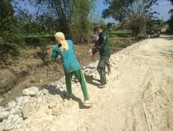 Belum Diresmikan Jalan TMMD Sudah Digunakan Warga