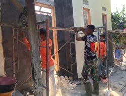 Cuaca Cerah Menyelimuti Desa Siwalan Saat Berkah Bantuan Dari Program TMMD Datang