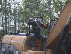 Dansatgas TMMD Kodim 0212/TS, Berikan Karya Terbaik Agar Dikenang