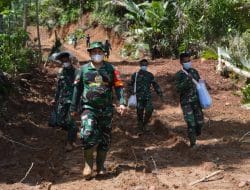 Tinggal 7 Hari, Dansatgas TMMD Tapsel Coba Jalan Baru dengan Jalan Kaki