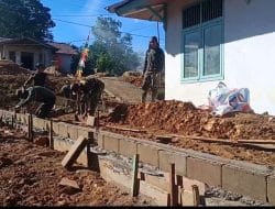 Kerapian Dan Ketelitian Yang Tepat Adalah Kunci Hasil Pembangunan Satgas TMMD Regtas Ke 111 Kodim 1202/Skw
