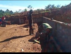Senyum Masyarakat Membawakan Hasil Di Satgas TMMD Regtas Ke 111 Kodim 1202/Skw