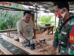 Warga Sangat Berterima Kasih Dengan Jembatan Dan Jalan Baru Yang Di Buat Oleh Satgas TMMD Regtas Ke 111 Kodim 1202/Skw
