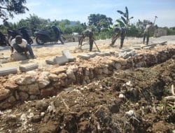 Semangat Kerja anggota Satgas TMMD Tidak Boleh Luntur, Demi Suksesnya Pembangunan Jalan Desa