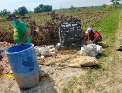 Tugu Prasasti TMMD Untuk Mengenang Suka dan Duka Antara TNI dan Rakyat Saat Pelaksanaan Selama Satu Bulan