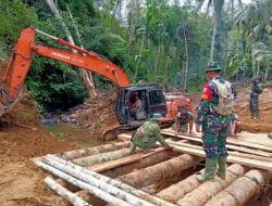 TMMD Tapsel Membantu Pemerintah Memeratakan Pembangunan