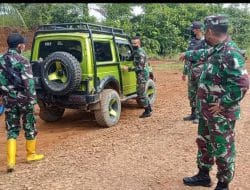 Kapendam Xll/TPR apresiasi kerja keras Satgas TMMD ke-111 membangun jalan