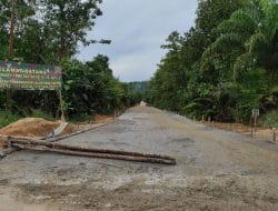 Pembangunan Jalan Rabat Beton Oleh Satgas TMMD Ke-111 Kodim 1202/Skw Sudah Bisa Dimanfaatkan