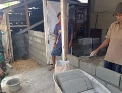 Gotong royong, Satgas TMMD Bersama Warga Bangun Dapur