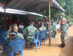 TMMD Ke-111 Tahun 2021 Berakhir MPA Potong Kambing Adakan Syukuran Perpisahan