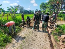 Pondasinya Ditinggikan, Semoga Waktu Musim Hujan Rumah Bapak Suwari Aman