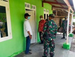 Akhiri Tugas Satgas TMMD Bersihkan Rumah Warga di Siwalan