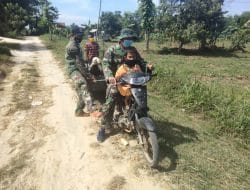 Warga Ceria Nikmati Jalan Baru Hasil Satgas TMMD Ke-111 Siwalan