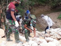 Kebersamaan Nampak Nyata Dilokasi TPT Sungai Tretek