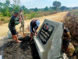 Prasasti Telah Berdiri, Buktikan Eratnya Kemanunggalan TNI Dan Rakyatnya