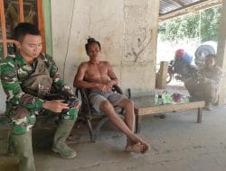 Anggota Satgas Berikan Cara Memperbaiki Dinamo Kipas Angin Yang Telah Rusak