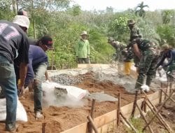Kesulitan Bukan Halangan Bagi Satgas TMMD Ke-111 Kodim 1207/Pontianak   
