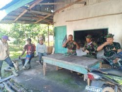 Saat Istirahat, Satgas TMMD Ke-111 Kodim 1207/Pontianak Ditemani Secangkir Kopi   