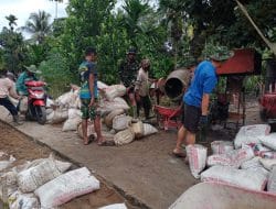 Kemanunggalan TNI dan Rakyat Terwujud Dalam Kegiatan TMMD Ke-111 TA. 2021 Kodim 1207/Pontianak