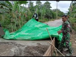 Hari Ketiga TMMD ke-111 Kodim 1207/Pontianak Sasaran Fisik Mulai Tampak Hasilnya   
