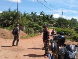 Daramil Sungai Ambawang Terjun Langsung Ke Lokasi TMMD Ke-111   