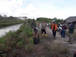 Sinergi Babinsa, Bhabinkamtibmas dan MPA Lakukan Patroli Karhutla Dalam Rangka Persiapan Pelaksanaan TMMD Ke-111