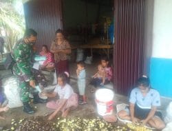 Sukseskan TMMD Reguler Ke-111 Kodim 1207/Pontianak, Satgas TMMD Komsos Ajak Warga Patuhi Protokol Kesehatan