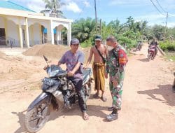 Personil Satgas TMMD Kodim 1207/Pontianak Tetap Semangat Walaupun Dimasa Pandemi Covid-19