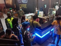 Kodim 1207/Pontianak Kembali Laksanakan Patroli Gabungan Penegasan PPKM Mikro di Wilayah Pelaksanaan TMMD Ke-111 Kab. Kubu Raya