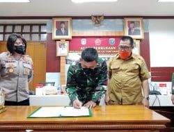Gelar Apel Pasukan TMMD Ke-111 di Desa Kuala Mandor B