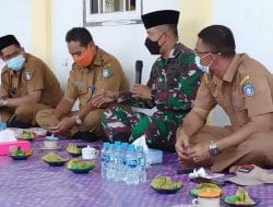 Doa Bersama Jelang Pembukaan TMMD Ke-111 TA. 2021 Kodim 1207/Pontianak di Desa Kuala Mandor B