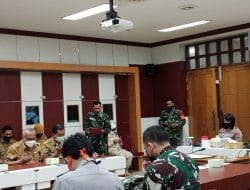 Kopda Usman Membaca Doa Pada Pembukaan TMMD Ke-111 TA. 2021 Kodim 1207/Pontianak