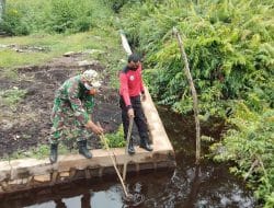 Patroli Karhutla Salah Satu Sasaran Kegiatana TMMD Ke-111 Kodim 1207/Pontianak