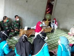 Sasaran Non Fisik TMMD Ke-111 Kodim 1207/Pontianak Pun Digencarkan Anggota Satgas