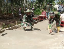 Capaian Kegitan TMMD Ke-111 Dalam Kurun Waktu Sepekan Sudah Dirasakan Warga Setempat