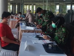 Serbuan Vaksinasi Covid-19 Pada Pelaksanaan TMMD Ke-111 Kodim 1207/Pontianak
