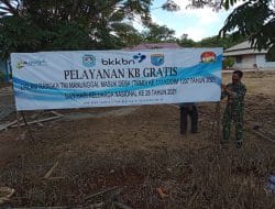 Koordinasi dan Persiapan Pelayanan KB Gratis Dari Satgas TMMD Ke-111 Kodim 1207/Pontianak