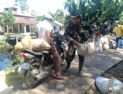 Dan SSK TMMD Ke-111 Kodim 1207/Pontianak Tak Segan Turun Langsung Angkat Material