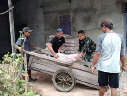 Gotong Royong Warga dan Tim Satgas TMMD