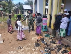Jelang Ibadah Sholat, Prosedur Kesehatan Tetap Di Laksanakan