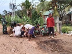 Pantang Mundur dan Tanpa Pamrih Satgas TMMD Ke-111 Kodim 1207/Pontianak