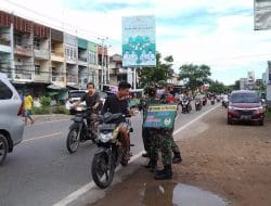 Buah Tangan Dari Satgas TMMD Ke-111 Kodim 1207/Pontianak Untuk Warga Desa Kuala Mandor B
