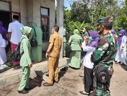 Pasiter Kodim 1207/Pontianak Dampingi Ketua Persit KCK Cabang LI Kampanye Stunting