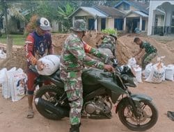 Kendaraan Roda Dua Merupakan Sarana Yang Penting Dalam Kegiatan TMMD Ke-111 TA. 2021 Kodim 1207/Pontianak