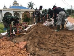 Akses Medan Yang Sulit, Material TMMD Ke-111 Kodim 1207/Pontianak Belum Bisa Mencapai Sasaran