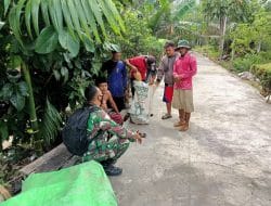 Eratkan Persaudaraan Bersama Warga di Lokasi TMMD Ke-111 Kodim 1207/Pontianak