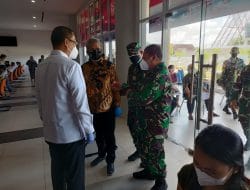 Dansatgas TMMD Ke-111 Kodim 1207/Pontianak Kembali Pantau Serbuan Vaksinasi