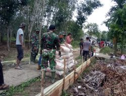 Semangat Personil Satgas TMMD Ke-111 Ditengah Pandemi Covid-19   